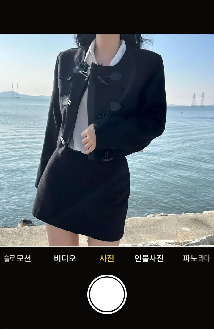 최저가🫶🏻[핏존예/유니크] 블랙 숏 크롭 누빔 안감 떡볶이 자켓 코트 상세 이미지 3