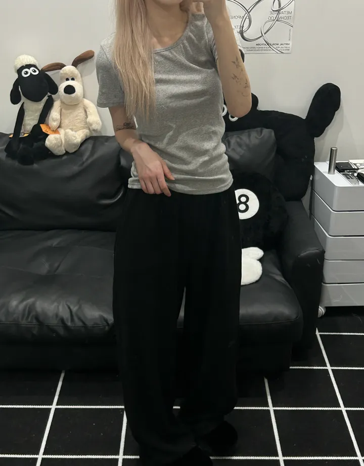 [🎀누적판매 2천장🎀] Butter slimfit u-neck short sleeve T 버터 슬림핏 유넥 반팔티 상세 이미지 20