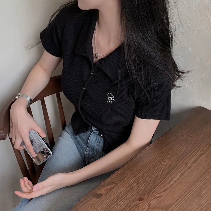 [드디어반팔출시!!/아이보리 당일출고🎉] 자체제작 #크치Made 반팔 ver. 웨하스 슬림핏 카라 골지 반팔 니트 가디건 - cd 상세 이미지 82