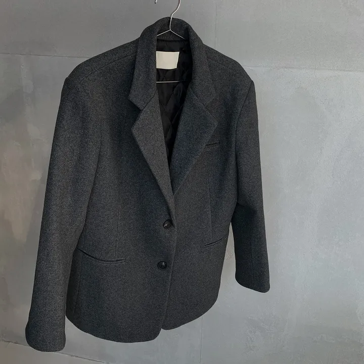 [wool100%/브랜드공정]  윈터 싱글 투버튼 카라 리얼 울 자켓 블레이저 - jk 상세 이미지 49