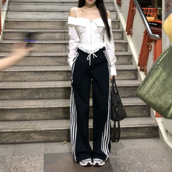 뉴프렌치 BL& 레이스PT SET 세트추천 SS셋업 블라힙세트 단품구매가능 상세 이미지 1