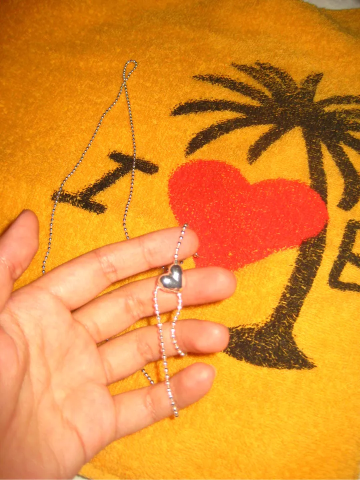 heart long necklace 상세 이미지 5