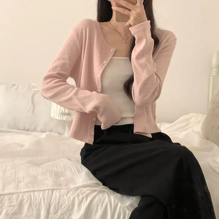 로로 펀칭 가디건 (8color) 상세 이미지 48