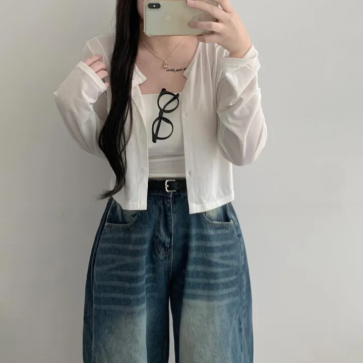 *넉넉여리핏🌸* 청순여리 베이직 크롭 가디건 상세 이미지 4