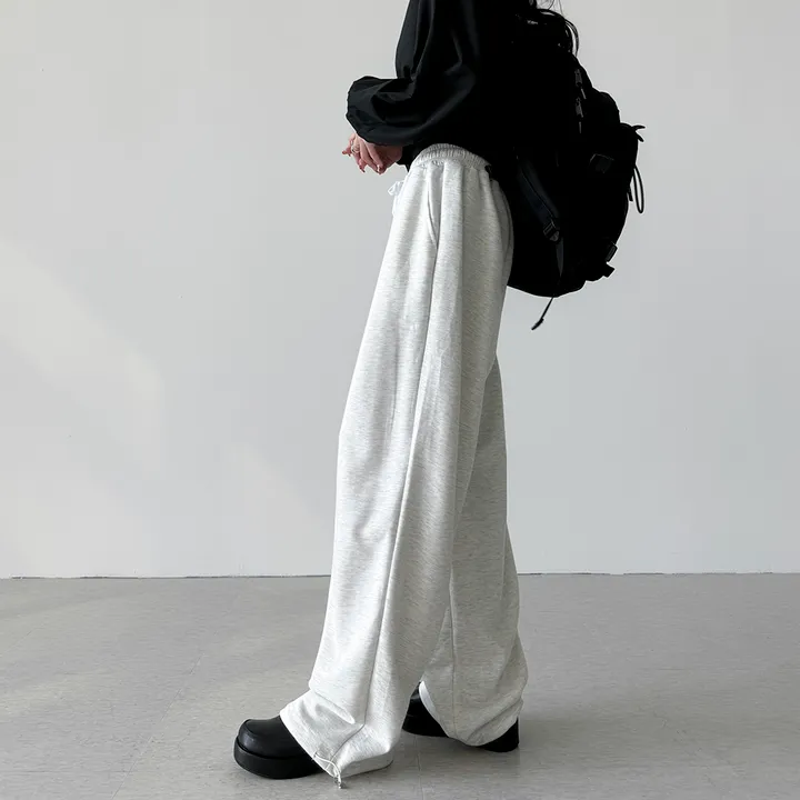 [데일리템] 요거트 컬러 벌룬핏 와이드 트레이닝 일자핏 롱팬츠 상세 이미지 5