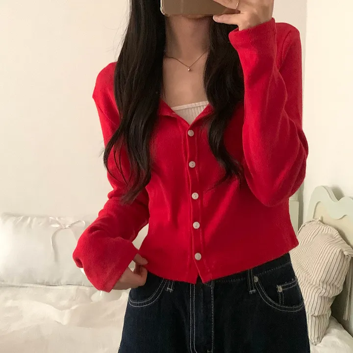 로로 펀칭 가디건 (8color) 상세 이미지 106