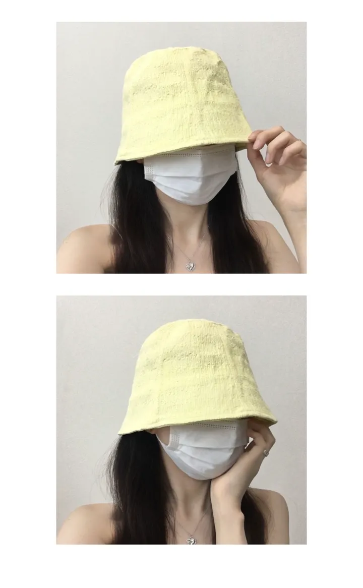 [추가할인/당일출고] 보라빛 주름 벙거지 - 고퀄리티 빅사이즈 연예인핏 데일리 봄 여름 가을 신상 버킷햇 여자 상세 이미지 11