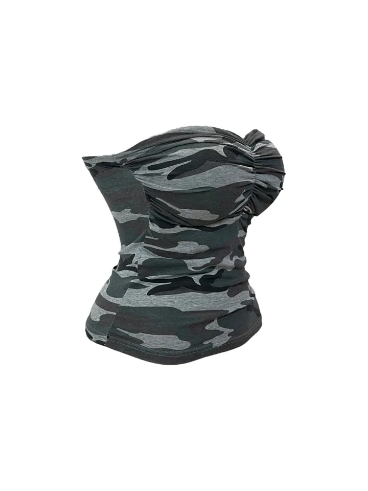Camo military top skirt set 카모 밀리터리 탑 스커트 세트 상세 이미지 35