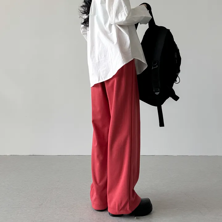 [데일리템] 요거트 컬러 벌룬핏 와이드 트레이닝 일자핏 롱팬츠 상세 이미지 48