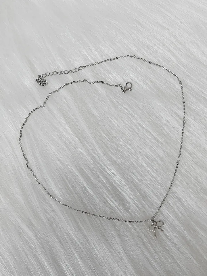 미니 리본 목걸이 (3size) 상세 이미지 5