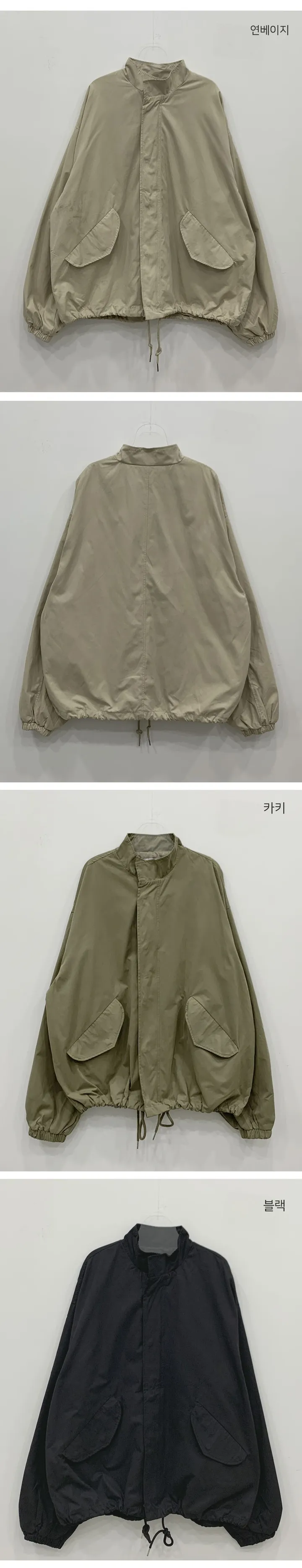 비스킷 피치 오버핏 야상 자켓 상세 이미지 35