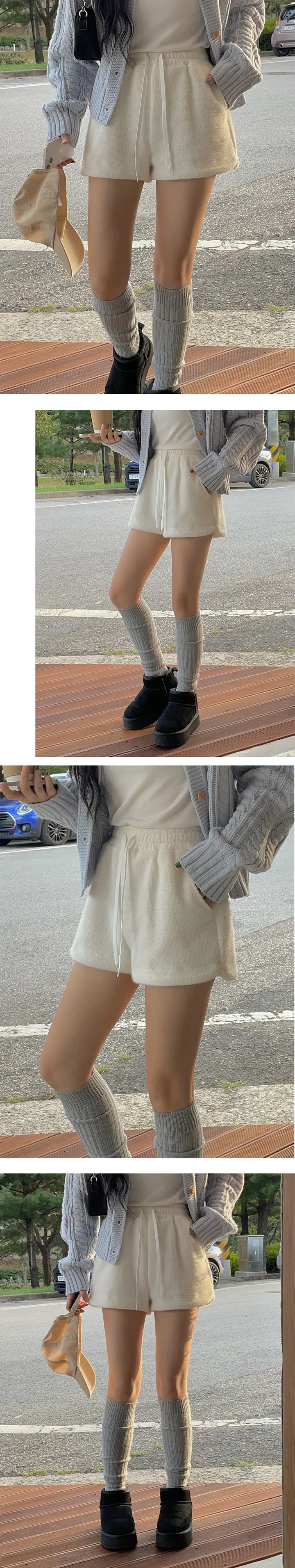 [MADE]스노우 앙고라 밴딩 숏팬츠-3color 상세 이미지 8
