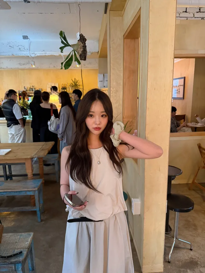 [세트가능/인생샷건지는코디]바넷벌룬투피스set(1color)/벌룬스커트/밴딩스커트/롱스커트/맥시스커트/나시블라우스/벌룬블라우스/체형코도세트/셋업/투피스/세트/따로구매가능 상세 이미지 12