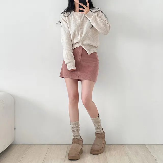 [~10컬러] 보노보노 크롭핏 단정해 니트가디건 상세 이미지 29