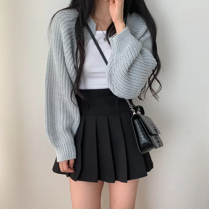 가을 두께감! 하찌 볼레로 크롭 니트가디건;5col 상세 이미지 34