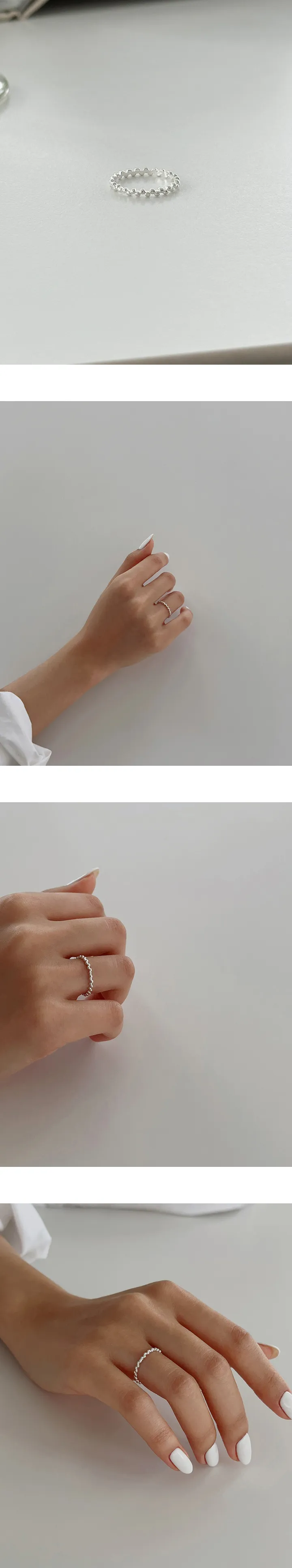 실버 925 베이직 기본 실반지 레이어드 포인트링 상세 이미지 50