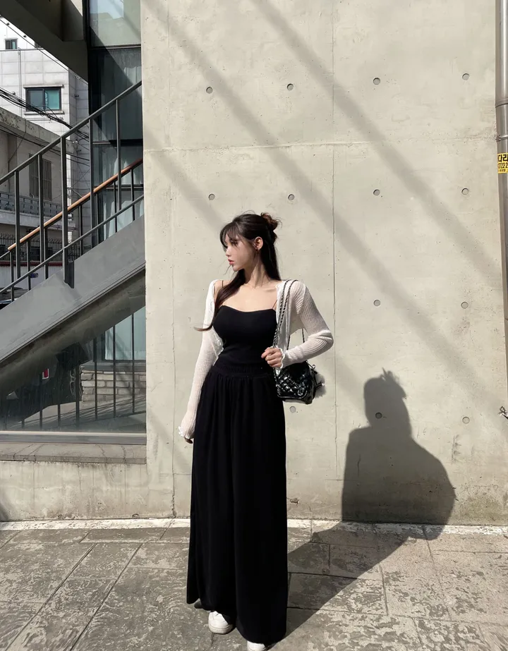 퍼티 썸머 시스루 레이스 크롭 볼레로 가디건 상세 이미지 5
