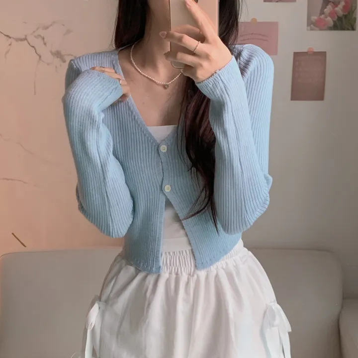 [반팔&긴팔 ver.] 💞꼬옥 소장 - 4계절 내내 활용! 데잇 투버튼 골지 가디건 상세 이미지 37