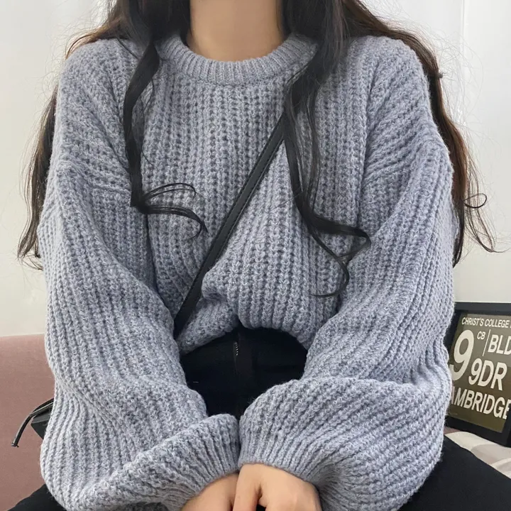 [러블리/아방핏] 따뜻한 하찌라운드 벌룬니트 상세 이미지 2