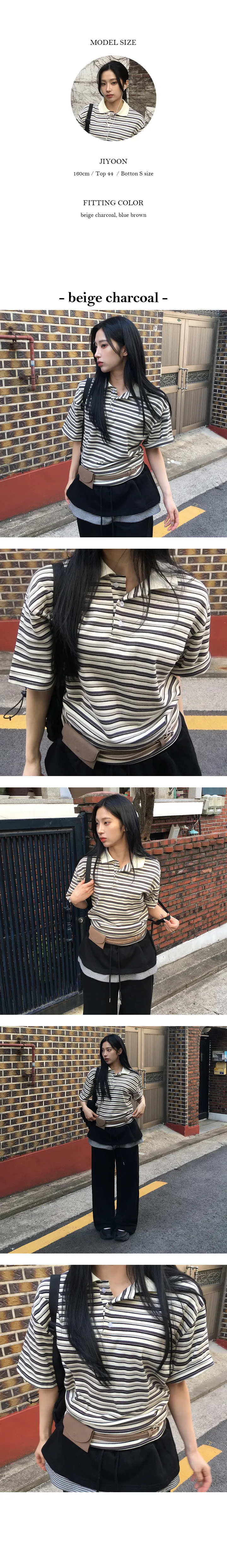 [당일발송🚀MADE/여름반팔/피케티]토이 럭비 카라 반팔티(2colors) 상세 이미지 5