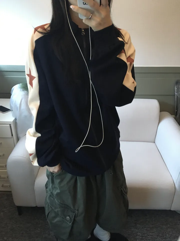 Hosi star printing Hood zip-up 호시 별 프린팅 후드집업 3color 상세 이미지 21