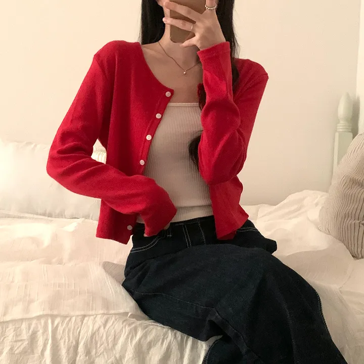 로로 펀칭 가디건 (8color) 상세 이미지 95