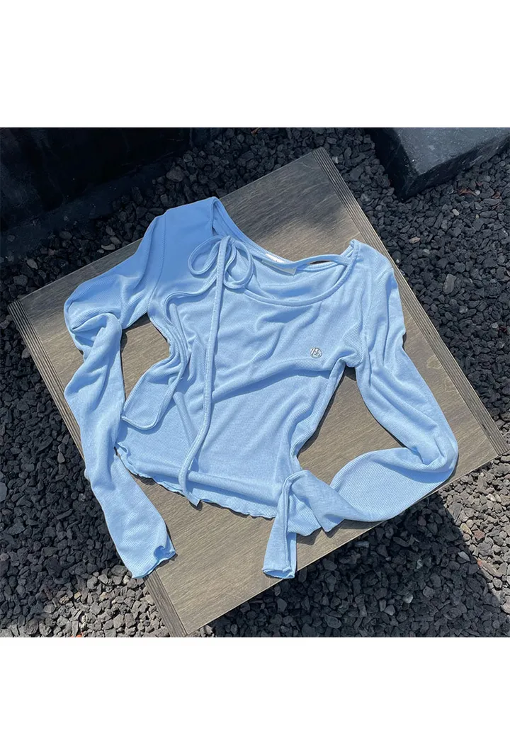 (2size)[데이트룩🌸/몸매보장] made 잔느 스트랩 굴림 긴팔티 봄신상 상세 이미지 23