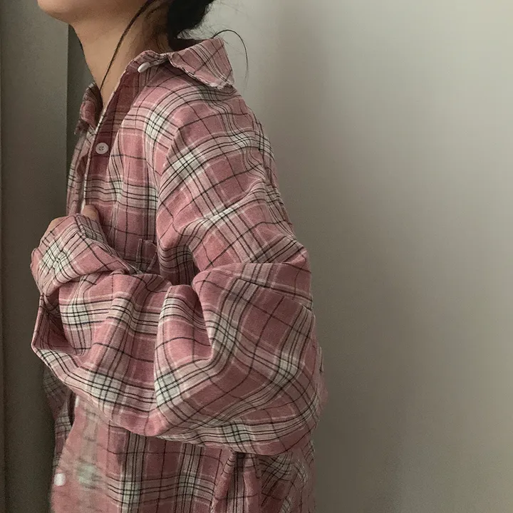묶음할인🎈[오버핏🤍] 마가린 체크 오버 남방 상세 이미지 45