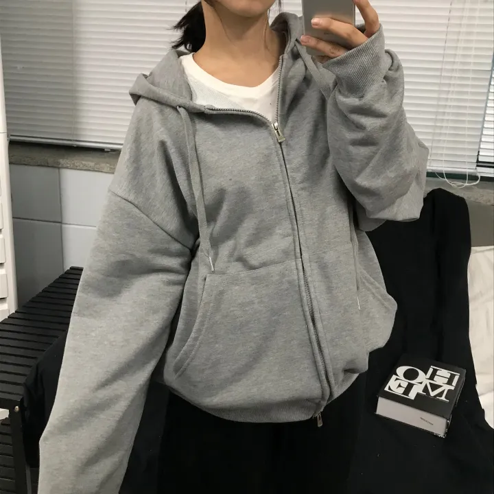 (1+1/교복템)당일출고🚛Avocado basic over two way zip- up - 7color 상세 이미지 16