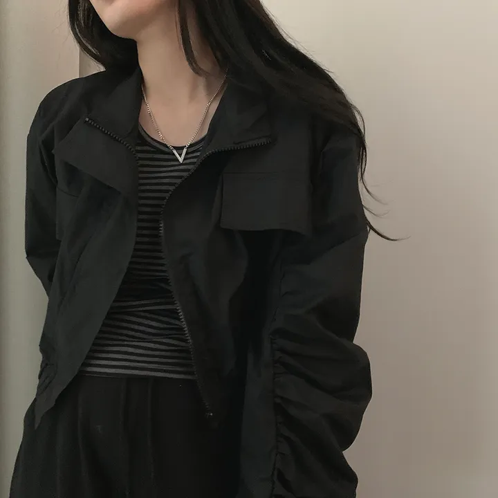 [여리핏/핏예쁨*.*] 테디 야상 바람막이 점퍼 자켓 상세 이미지 31