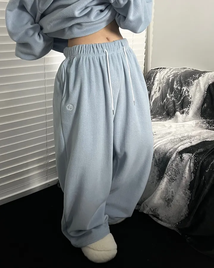 [주문폭주🔥1800장돌파🙏🏻]제로 후리스 롱와이드 팬츠👖[6color/세트가능][후리스팬츠/롱팬츠/트레이닝/후리스/와이드팬츠/츄리닝] 상세 이미지 114