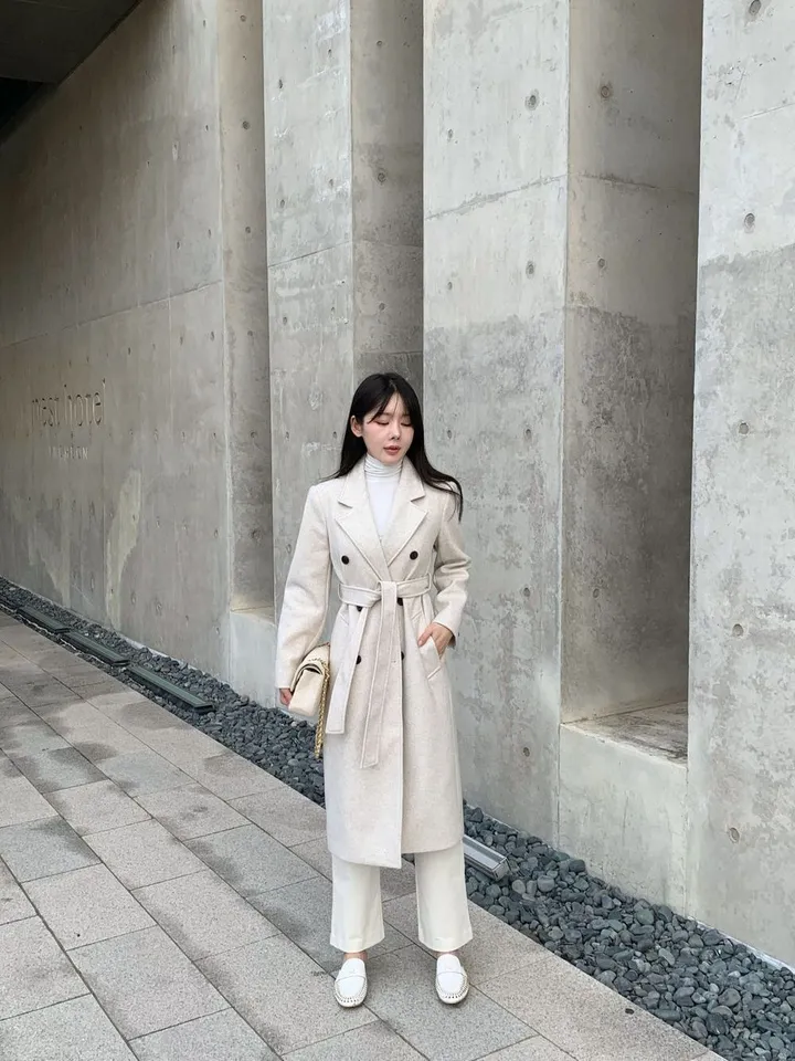 [당일출고🌹] 토토 바바리 롱코트 / 겨울코트 벨트코트 핸드메이드코트 코트 떡볶이코트 싱글코트 더블커트 밍크코트 롱패딩 숏패딩 양털코트 무스탕 겨울자켓 하객룩 아우터 점퍼 트위드자켓 트렌치코트 바바리코트 후드코트 후드롱코트 케이프코트 망토자켓 연말룩 청 상세 이미지 16