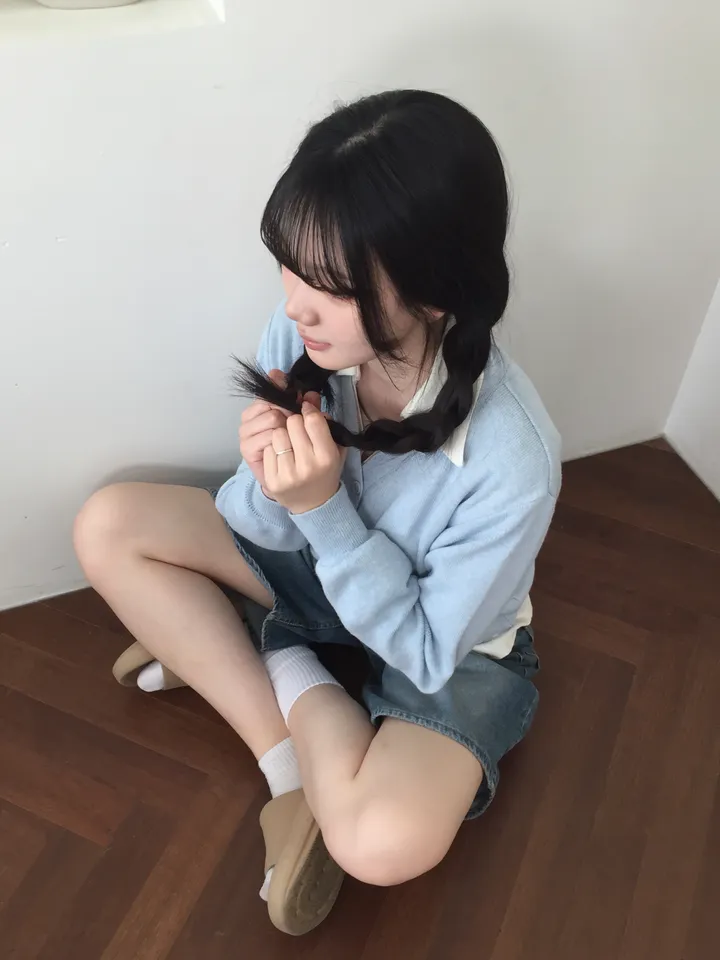 {✩봄 신상 / 넉넉 여리핏✩} 🌸팔뚝살 커버 맛집🌸 파스텔 니트 브이넥 가디건 상세 이미지 31