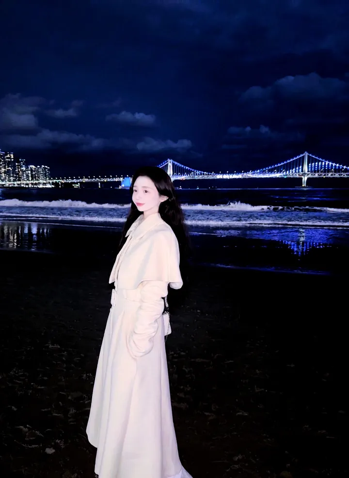 [빠른배송💗/기획특가💗] 벨 블랑쉬 케이프 스노우 아이보리 벨트 플레어 롱 코트 (high quality - 아이,핑크 고퀄리티 겨울 한겨울 방한 연말룩 페이크퍼 에코퍼) 상세 이미지 15
