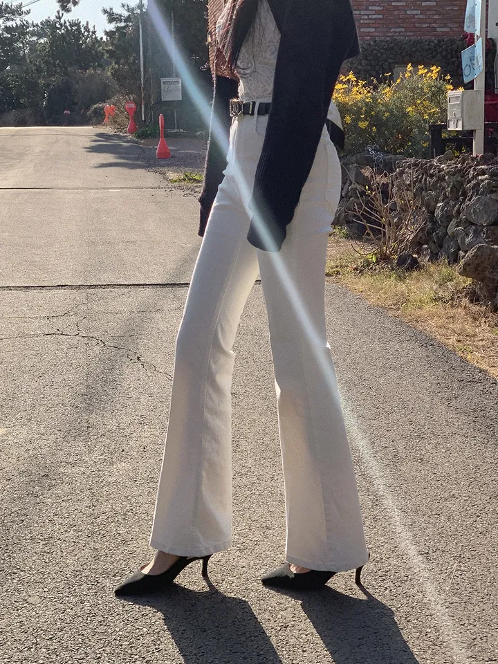 단독) 볼링레직기밴딩부츠컷 pants 💗2ver.숏/롱 (xs사이즈,숏기장 추가!) 상세 이미지 23