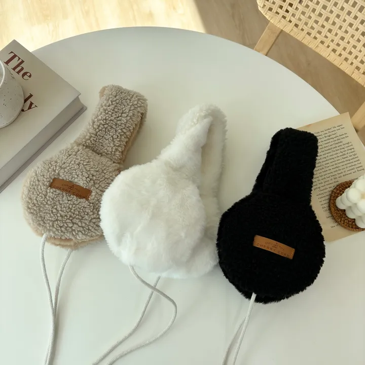 얼굴작아보여요🐑자체제작 스키장 모자 썰매장 양면착용 3컬러 귀도리 목도리 세트 머플러 귀마개 빅사이즈 겨울 포근 몽글몽글/ 상세 이미지 30
