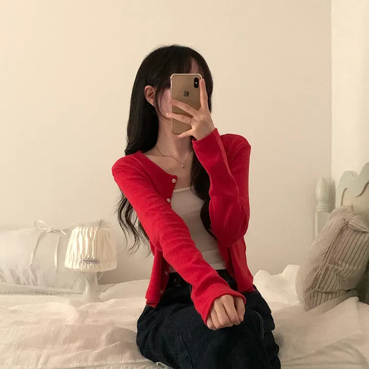 로로 펀칭 가디건 (8color) 상세 이미지 98