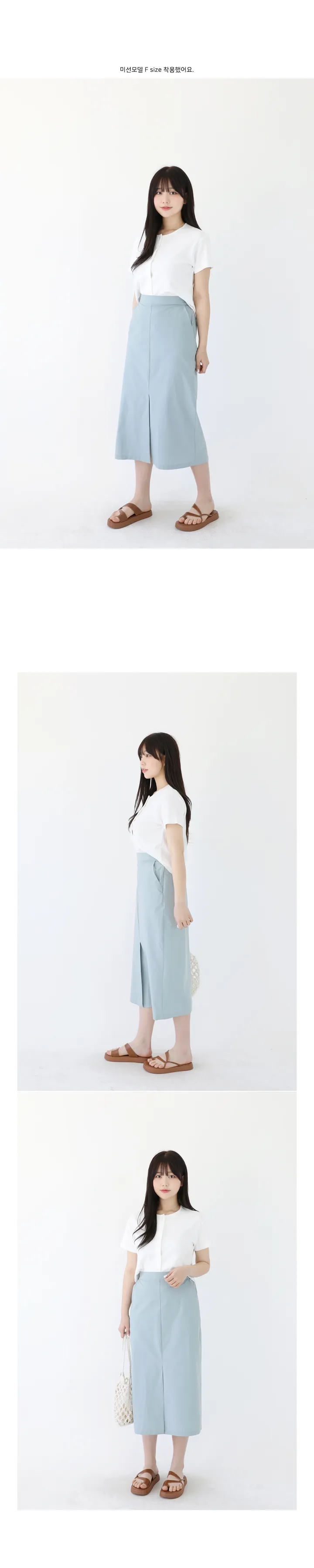 [1.5만장돌파/F~L,무조건소장](F,L) 와플반팔가디건T 상세 이미지 23