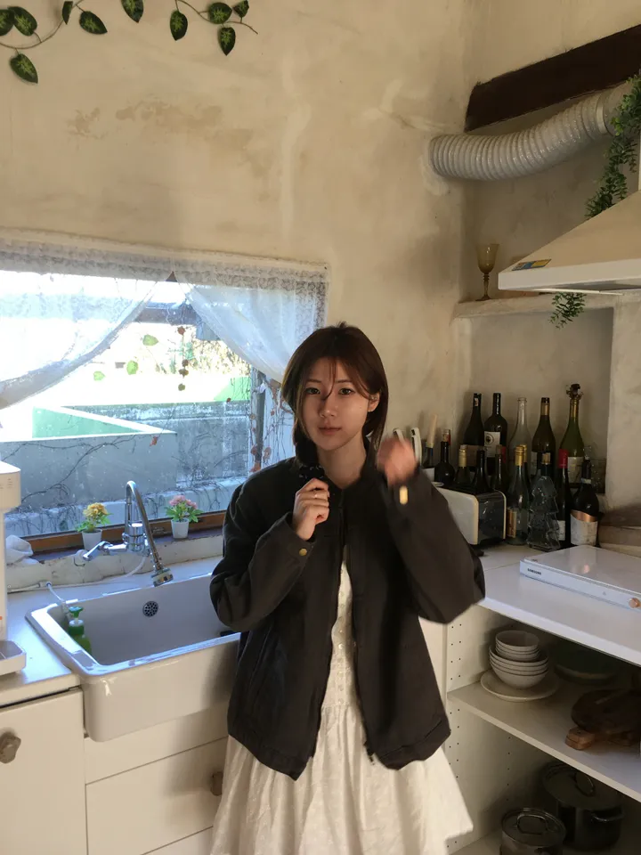 [봄신상💐](2colors/주문폭주🎉/투웨이) 빈티지 블루종 코튼 면 라이더 점퍼 자켓 jk 상세 이미지 73