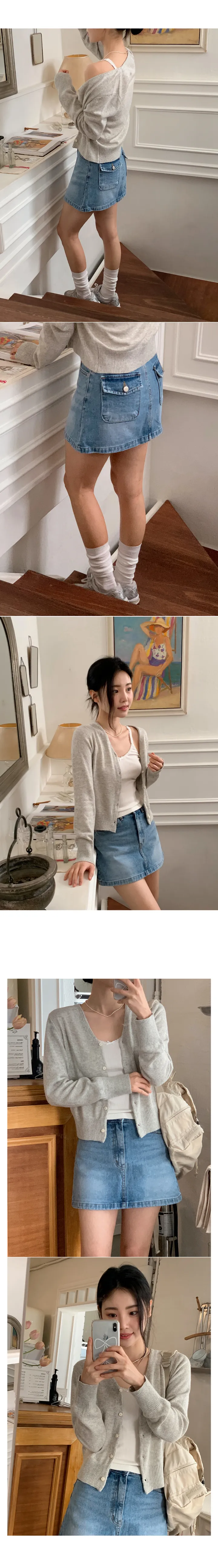 [베스트재입고][가을 옷]이브 어텀 데일리 니트 가디건 (5color) 상세 이미지 8