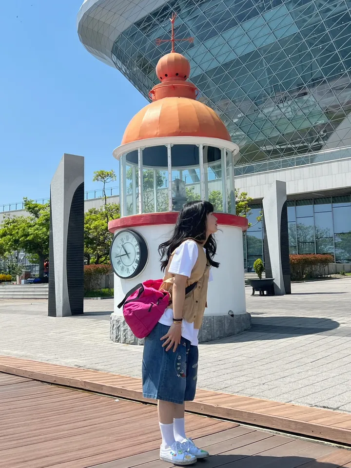 Picnic With A Cat 고양이와 물고기 친구들 자수 버뮤다 반바지 상세 이미지 22
