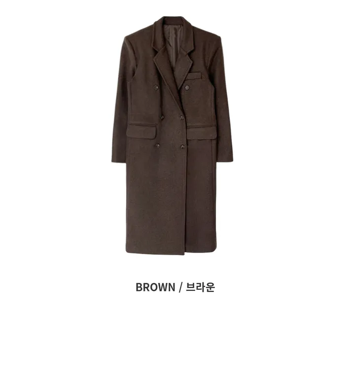 나인  프리미엄 울 맥시 코트 2color. 상세 이미지 81
