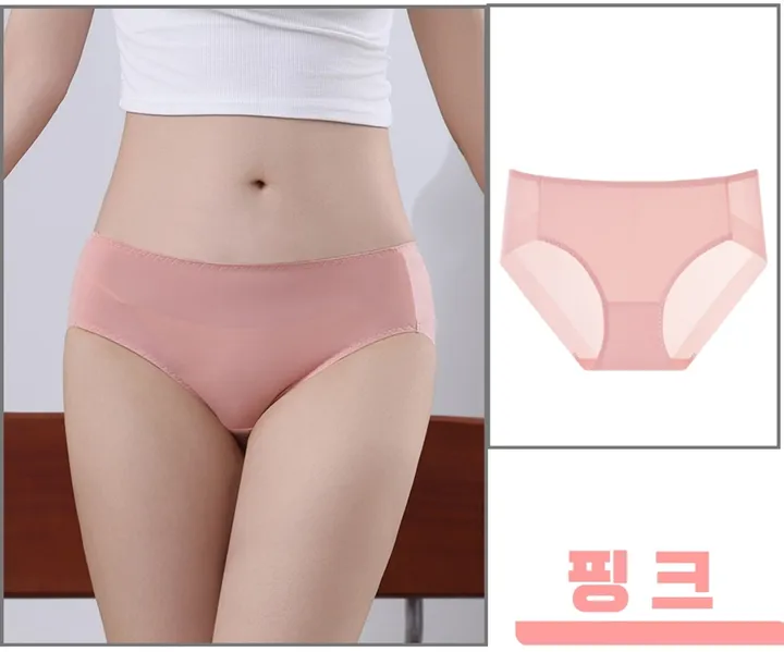 [당일출고/사은품증정!!] 4장세트 신축성좋은 노라인 햄팬티 소프트밴드 힙라인 누디 햄팬티 상세 이미지 39