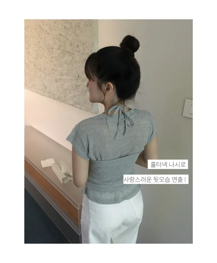 [세트가격/하객룩] 레이어드 나시 뷔스티에 니트 세트 상세 이미지 4
