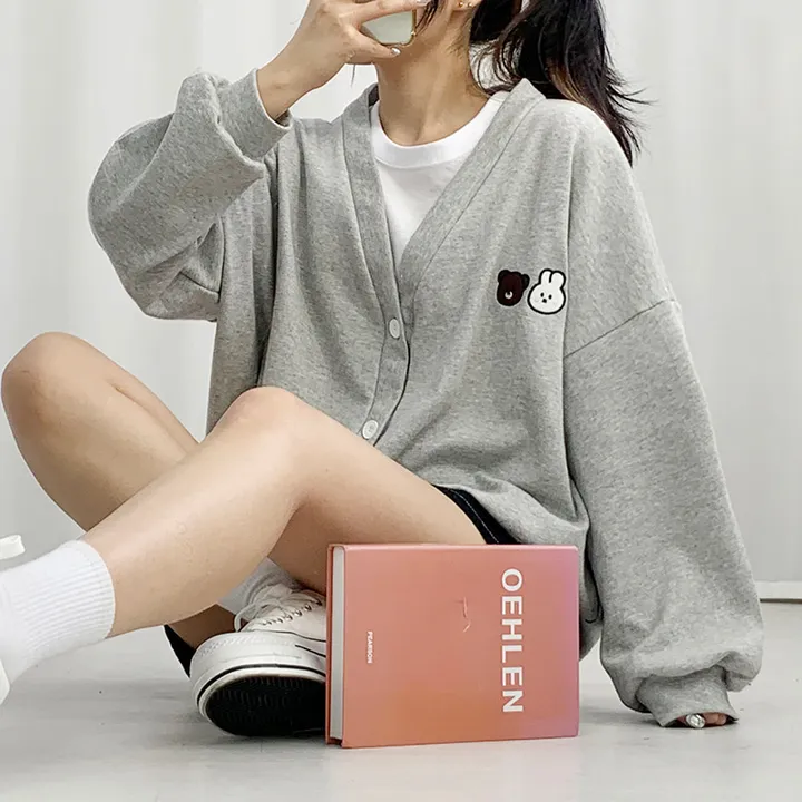 🌸봄신상/오버핏🌸 베스트 가디건 모음전 ✔ 오버핏가디건 니트가디건 학생가디건 교복가디건 스쿨룩가디건 캐릭터 빅사이즈 아우터  봄 봄옷 봄가디건 크롭가디건 롱가디건 봄아우터 상세 이미지 83