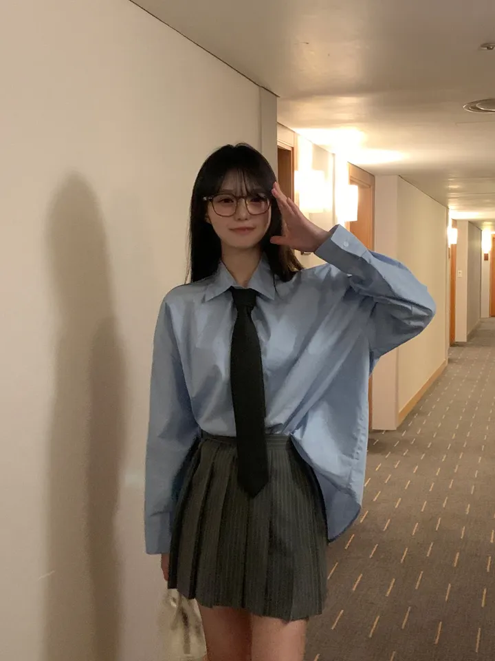 [4천장판매][MADE/핏보장인생셔츠] 에디 프렌치 코튼 오버핏 셔츠 남방 남녀공용 보이핏 레이어드 봄옷 봄신상 봄코디 봄상의 봄셔츠- 7color (KD1457,KD1910) 상세 이미지 60