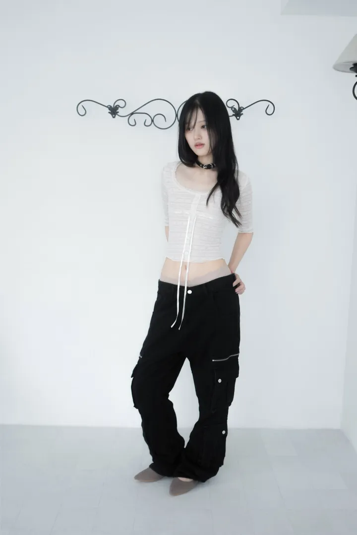 카디건 모델 착용 이미지-S1L24
