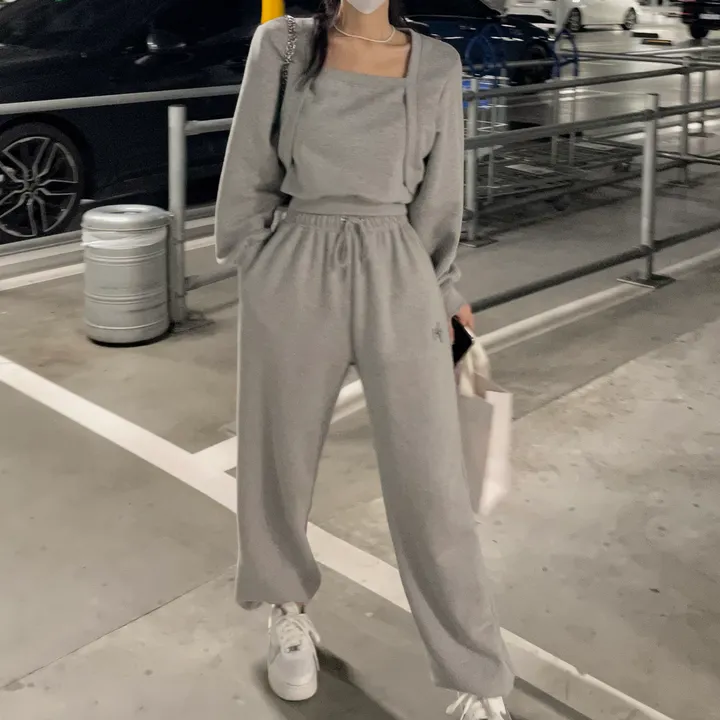 [8color/MADE] 하이퀄리티 웨하스 탄탄 와이드 조거팬츠 봄트레이닝 상세 이미지 193