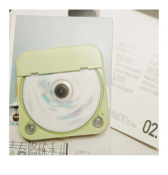 [해외] 레트로 휴대용 CD 플레이어 블루투스 가능 MP3 스피커 USB Y2K 분위기 감성 상세 이미지 13