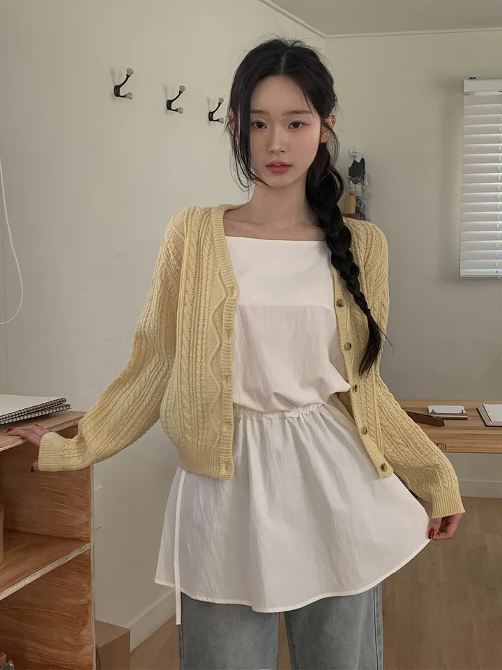 [핏추천!/국내제작] 더니드 꽈배기 케이블 루즈핏 긴팔 가디건 5colors 상세 이미지 23